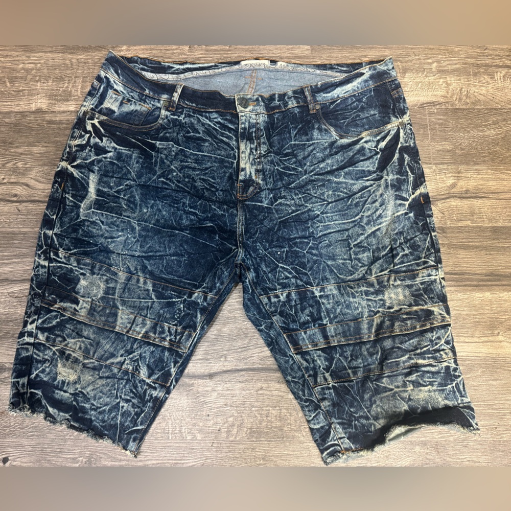 Men's Vintage Wash Denim Shorts